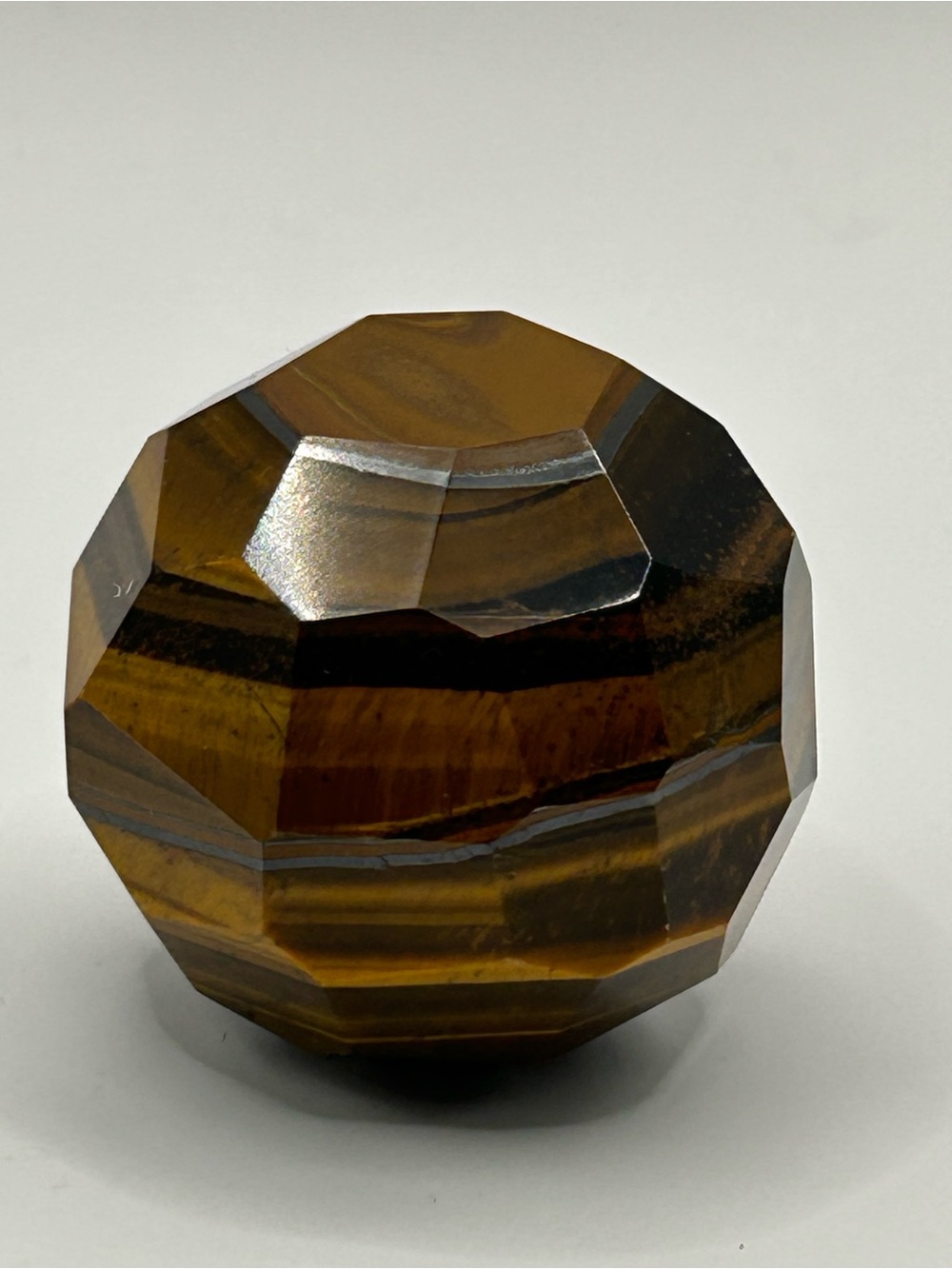 Polished Brown Tiger's Eye Decorative Sphere